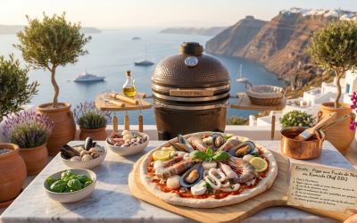 🍕 Pizza aux fruits de mer au Kamado ChefBBQ : croustillante et pleine de saveurs