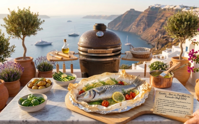 🐟 Bar en papillote au Kamado ChefBBQ : une cuisson saine et pleine de saveurs