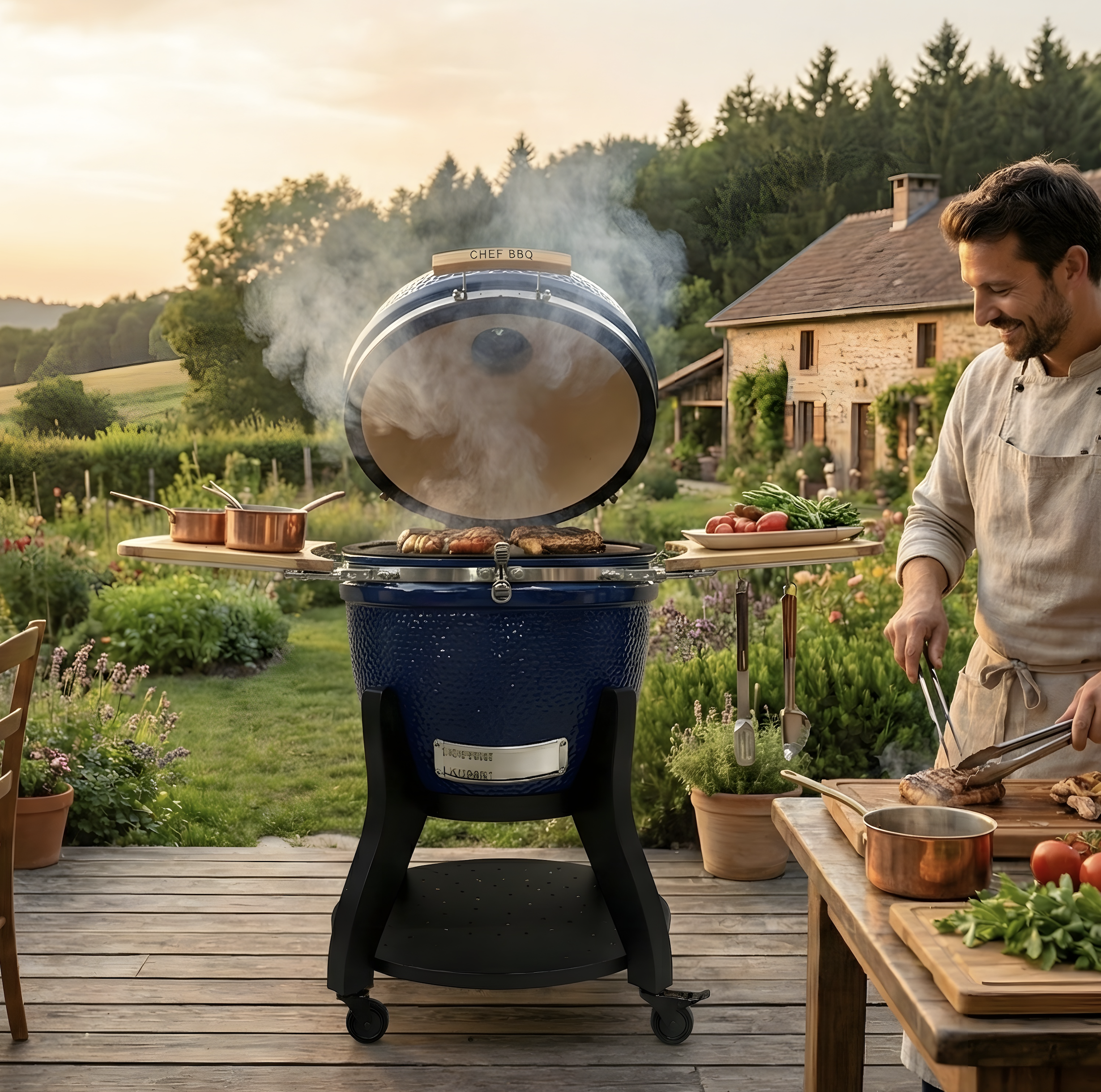 cuisiner au kamado